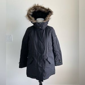 Banana Republic Women's Parka Faux Fur Jacket Coat Winter Sz XS